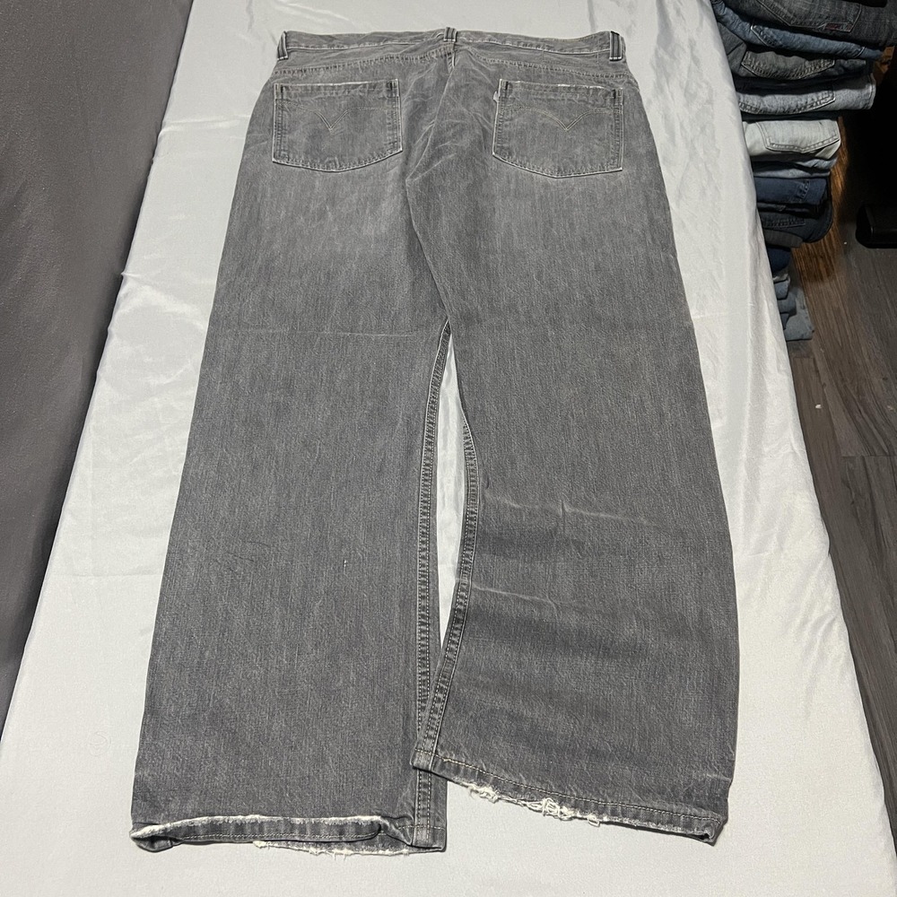 Levis SilverTab Jeans Mens 36x30 Gray Med Wash True Boot Relaxed Bootcut Denim